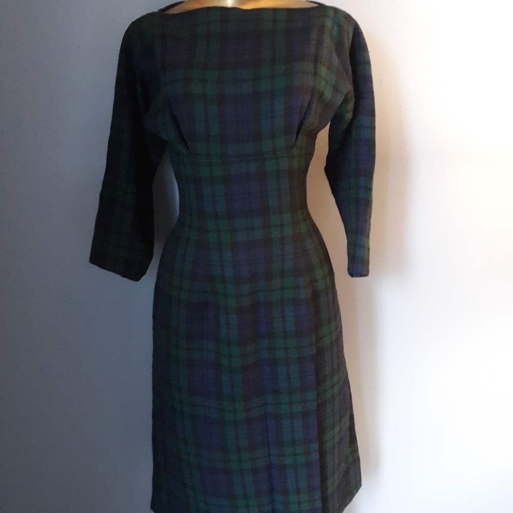 One of a kind adorable vintage plaid dress
